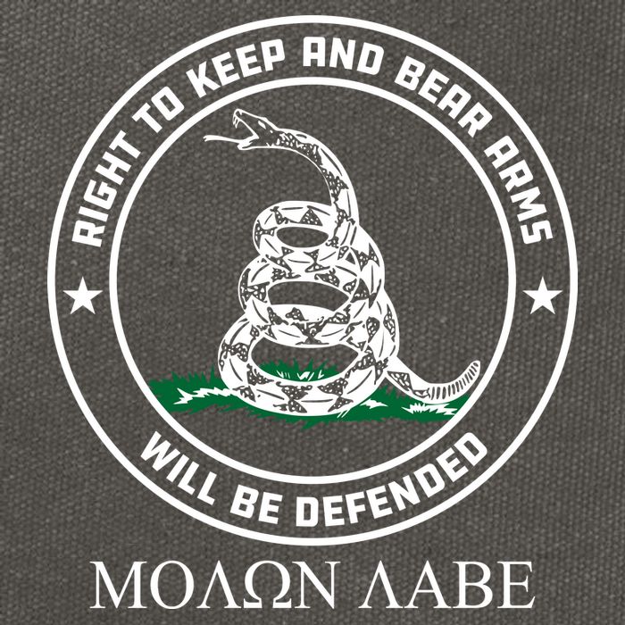 Dont Tread On Me Right To Keep & Bear Arms Come & Take It Cotton Canvas Backpack