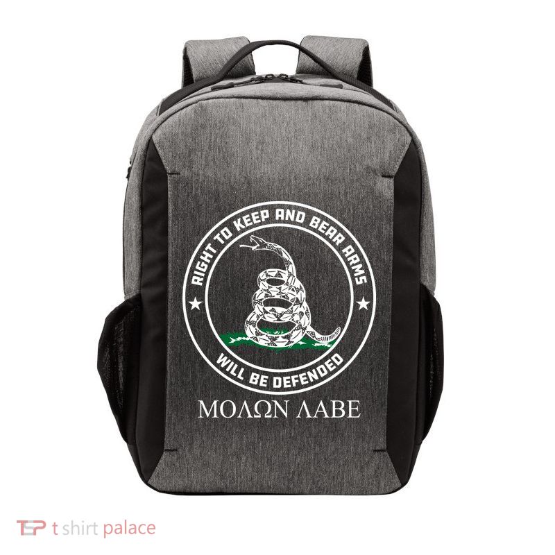 Dont Tread On Me Right To Keep & Bear Arms Come & Take It Vector Backpack