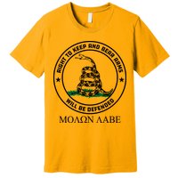 Dont Tread On Me Right To Keep & Bear Arms Come & Take It Premium T-Shirt