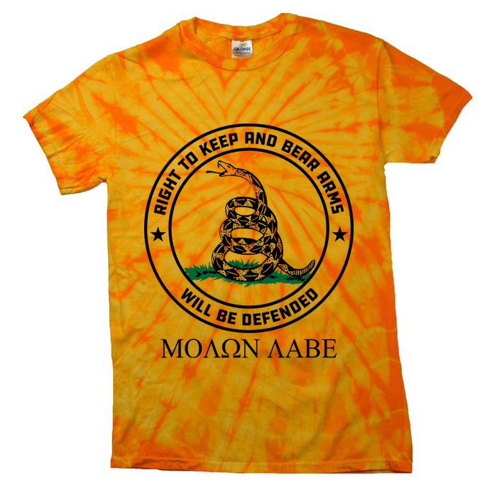 Dont Tread On Me Right To Keep & Bear Arms Come & Take It Tie-Dye T-Shirt