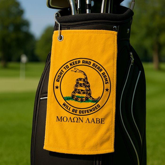 Dont Tread On Me Right To Keep & Bear Arms Come & Take It Golf Towel