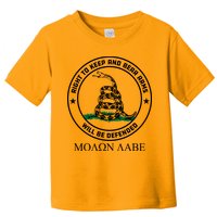 Dont Tread On Me Right To Keep & Bear Arms Come & Take It Toddler T-Shirt
