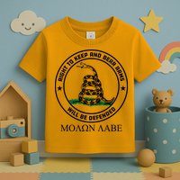 Dont Tread On Me Right To Keep & Bear Arms Come & Take It Toddler T-Shirt