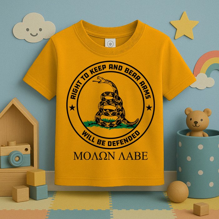 Dont Tread On Me Right To Keep & Bear Arms Come & Take It Toddler T-Shirt
