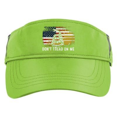 Dont Tread On Me USA Flag Rights Fight Adult Drive Performance Visor