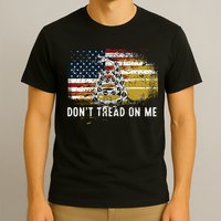Dont Tread On Me USA Flag Rights Fight T-Shirt