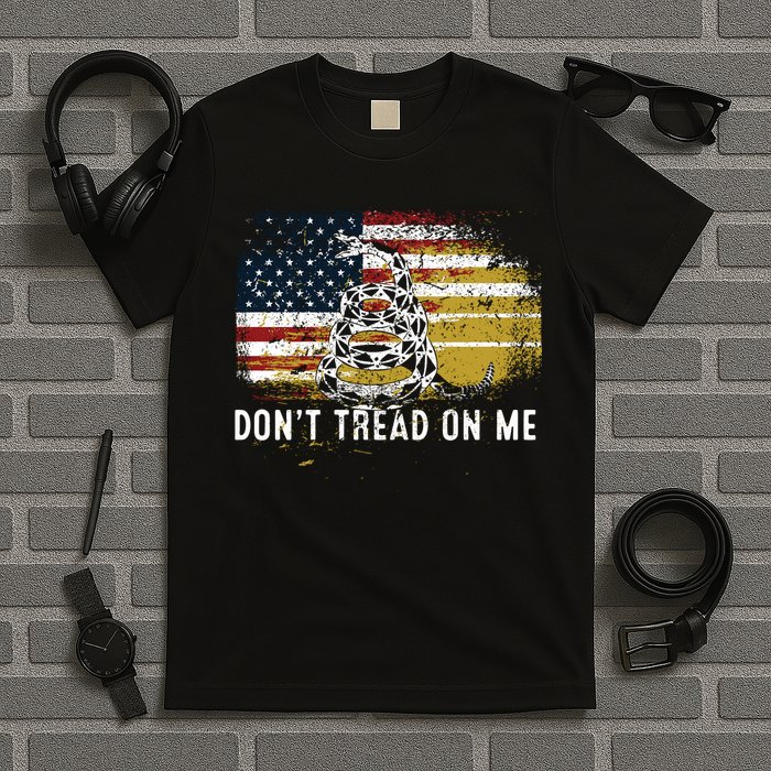 Dont Tread On Me USA Flag Rights Fight T-Shirt