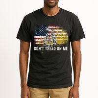 Dont Tread On Me USA Flag Rights Fight Tall T-Shirt