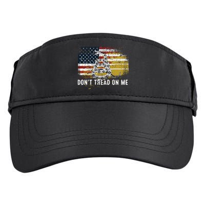 Dont Tread On Me USA Flag Rights Fight Adult Drive Performance Visor