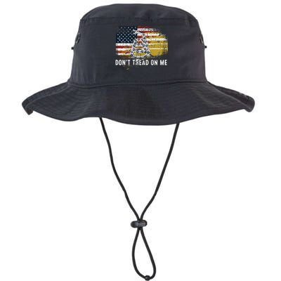 Dont Tread On Me USA Flag Rights Fight Bucket Hat
