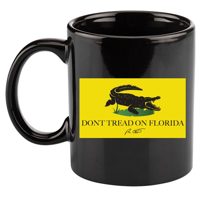 Don't Tread On Florida Ron Desantis 11oz C Handle Ceramic Mug