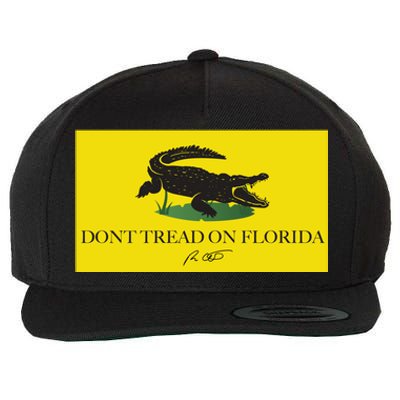 Don't Tread On Florida Ron Desantis Wool Snapback Cap