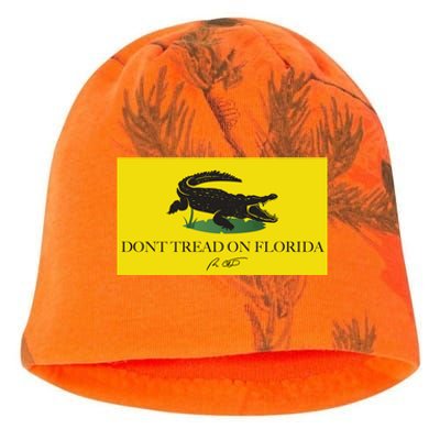 Don't Tread On Florida Ron Desantis Kati - Camo Knit Beanie