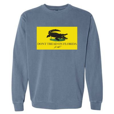 Don't Tread On Florida Ron Desantis Garment-Dyed Sweatshirt