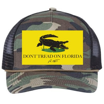 Don't Tread On Florida Ron Desantis Retro Rope Trucker Hat Cap