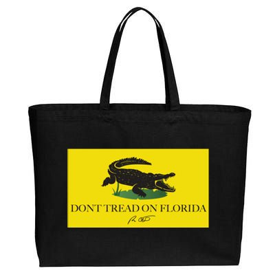 Don't Tread On Florida Ron Desantis Cotton Canvas Jumbo Tote