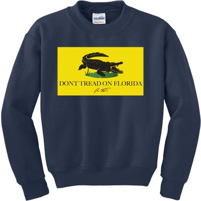 Don't Tread On Florida Ron Desantis Kids Sweatshirt