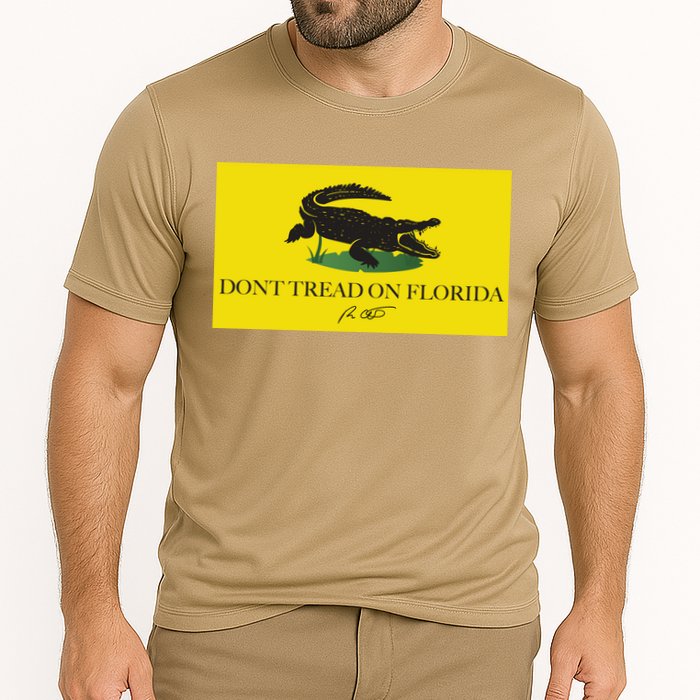 Don't Tread On Florida Ron Desantis Cooling Performance Crew T-Shirt