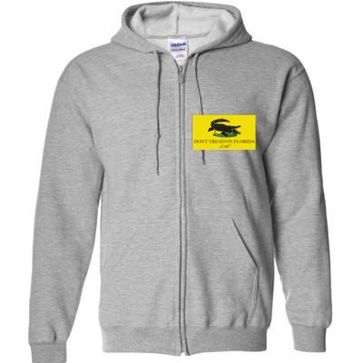 Don't Tread On Florida Ron Desantis Full Zip Hoodie