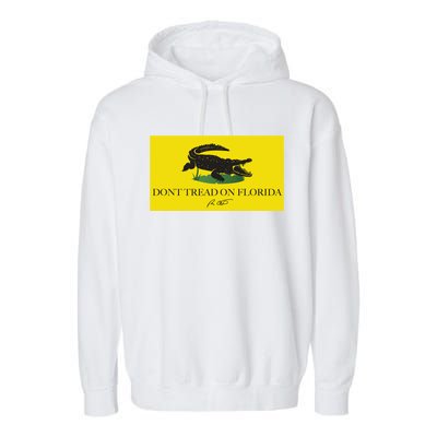 Don't Tread On Florida Ron Desantis Garment-Dyed Fleece Hoodie