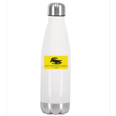 Don't Tread On Florida Ron Desantis Stainless Steel Insulated Water Bottle