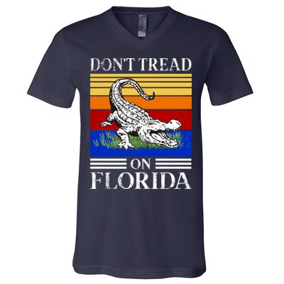 Don't Tread On Florida Gator Vintage V-Neck T-Shirt