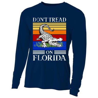 Don't Tread On Florida Gator Vintage Cooling Performance Long Sleeve Crew