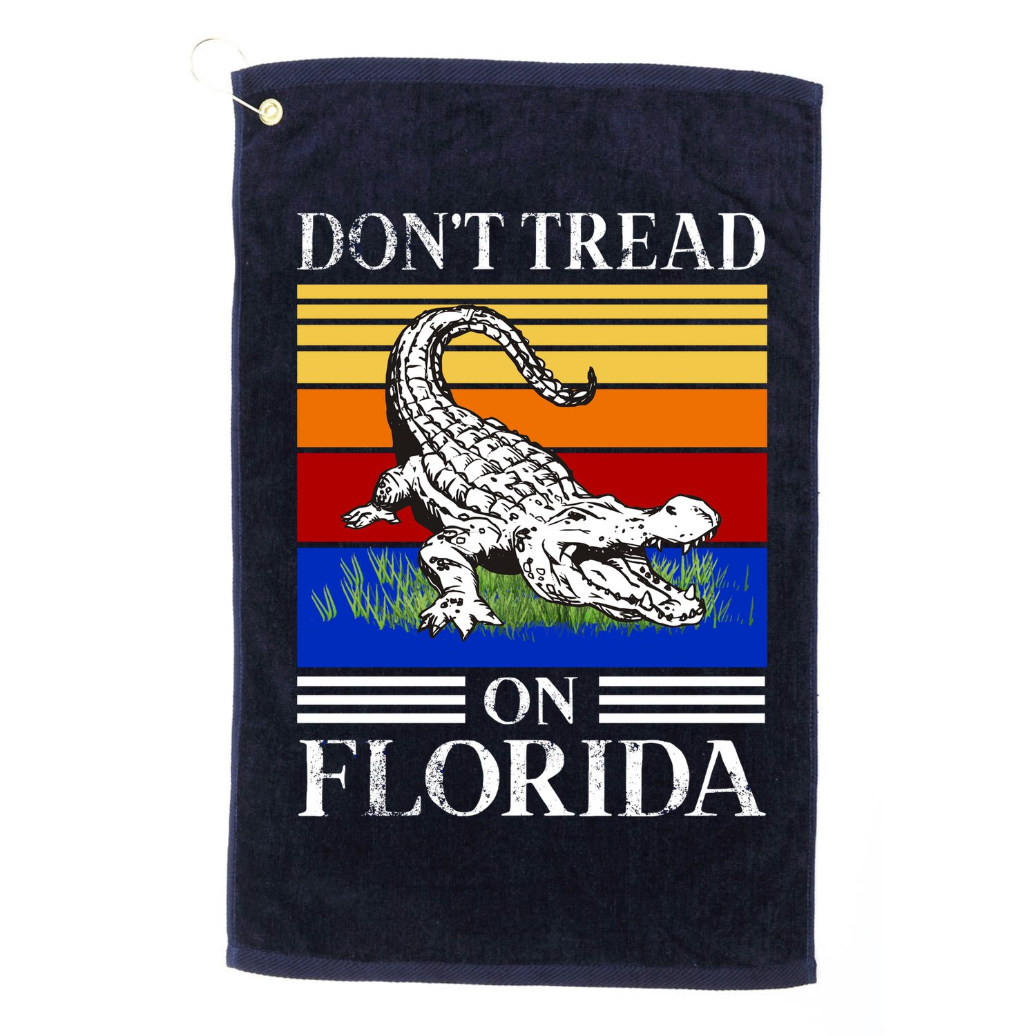 Don't Tread On Florida Gator Vintage Golf Towel