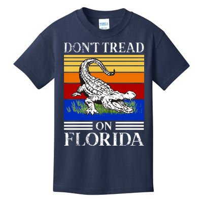 Don't Tread On Florida Gator Vintage Kids T-Shirt
