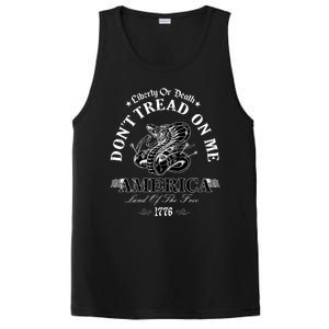 Dont Tread On Me Land Of The Free Liberty Or Death PosiCharge Competitor Tank