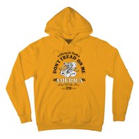 Dont Tread On Me Land Of The Free Liberty Or Death Hoodie