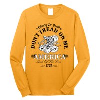 Dont Tread On Me Land Of The Free Liberty Or Death Long Sleeve Shirt