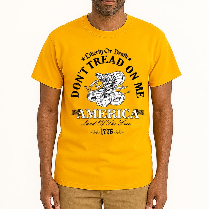 Dont Tread On Me Land Of The Free Liberty Or Death Tall T-Shirt