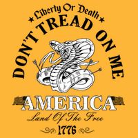 Dont Tread On Me Land Of The Free Liberty Or Death Tie-Dye T-Shirt