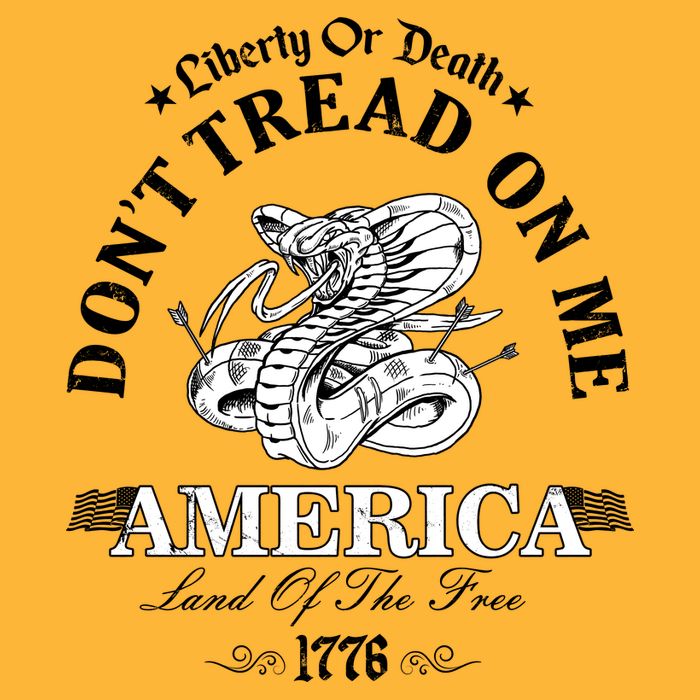 Dont Tread On Me Land Of The Free Liberty Or Death Tie-Dye T-Shirt