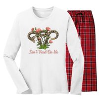 Don’T Tread On Me Women's Long Sleeve Flannel Pajama Set 