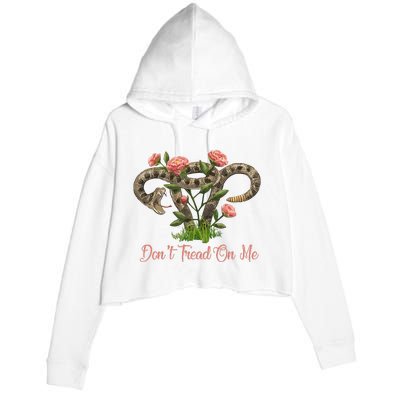 Don’T Tread On Me Crop Fleece Hoodie