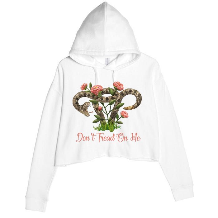 Don’T Tread On Me Crop Fleece Hoodie