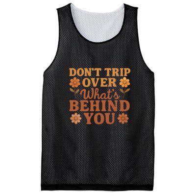 Don't Trip Over What's Behind You Mesh Reversible Basketball Jersey Tank