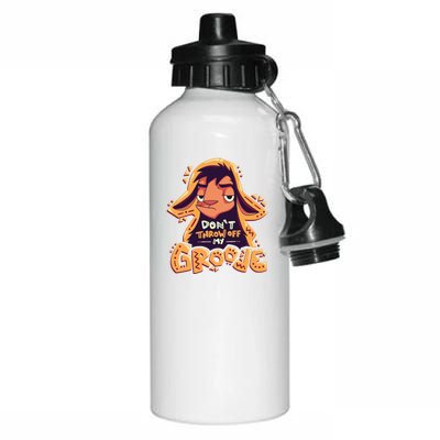 Dont Throw Off My Groove Llama Kuzco Aluminum Water Bottle 