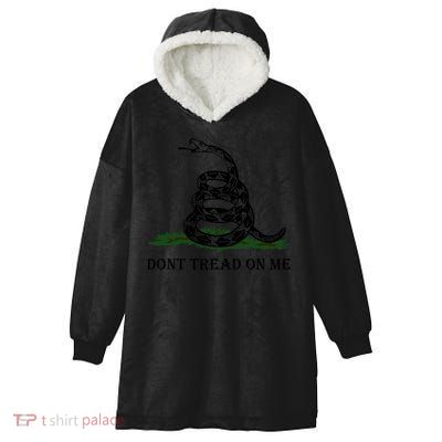Dont Tread On Me | Gadsden Flag Hooded Wearable Blanket