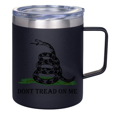 Dont Tread On Me | Gadsden Flag 12oz Stainless Steel Coffee Mug