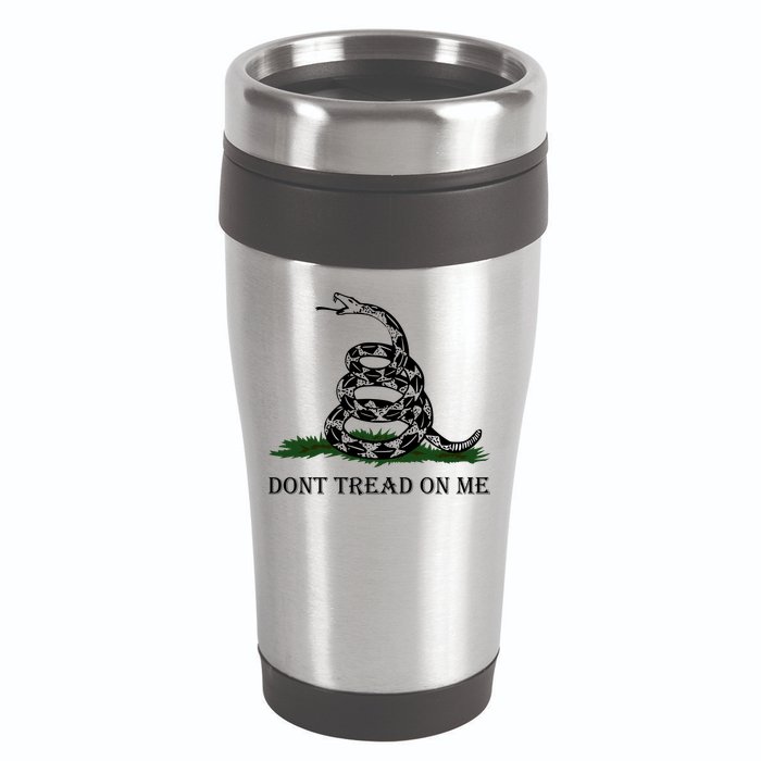 Dont Tread On Me | Gadsden Flag 16oz Travel Tumbler