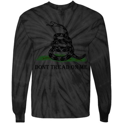 Dont Tread On Me | Gadsden Flag Tie-Dye Long Sleeve Shirt