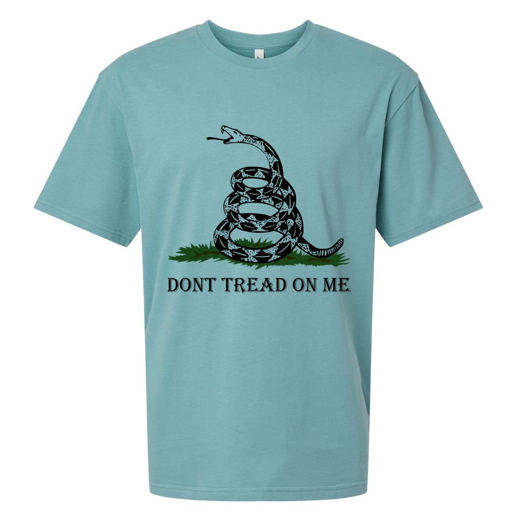 Dont Tread On Me | Gadsden Flag Sueded Cloud Jersey T-Shirt