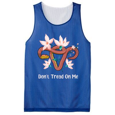 Don’t Tread On Me Uterus Gift Mesh Reversible Basketball Jersey Tank