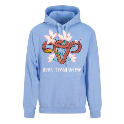 Don’t Tread On Me Uterus Gift Unisex Surf Hoodie