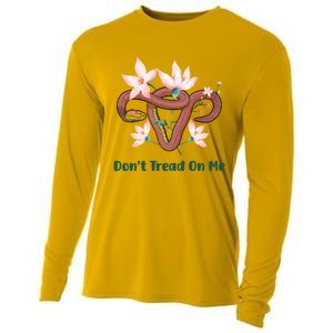 Don’t Tread On Me Uterus Gift Cooling Performance Long Sleeve Crew