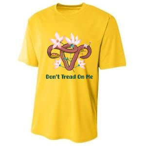 Don’t Tread On Me Uterus Gift Performance Sprint T-Shirt