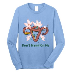 Don’t Tread On Me Uterus Gift Long Sleeve Shirt